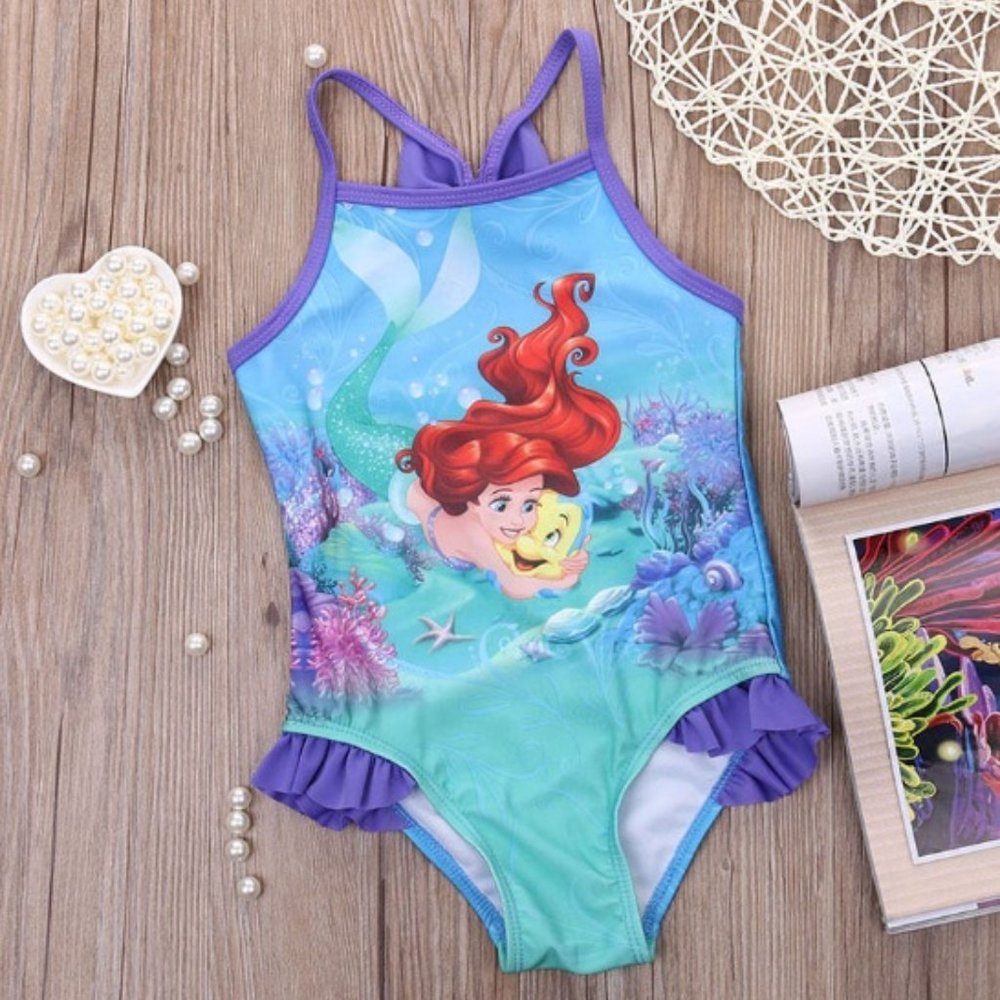 Ariel Disney Summer swimsuit little girl - Picture 1 of 3